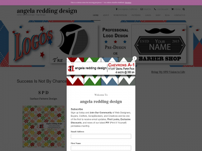 angelareddingdesign.com snapshot