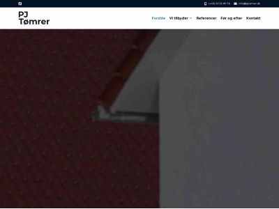 pjtømrer.dk snapshot