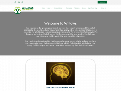 willowspreschool.org.uk snapshot