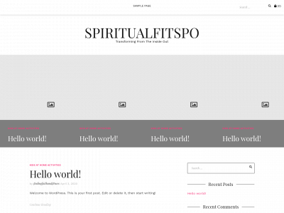 spiritualfitspo.com snapshot