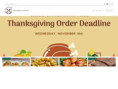 www.linoslithuanianfood.com snapshot