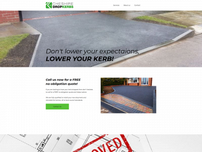 cheshiredropkerbs.com snapshot