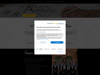 atrium-holzbau.com snapshot