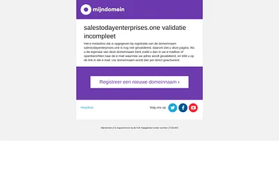 salestodayenterprises.one snapshot