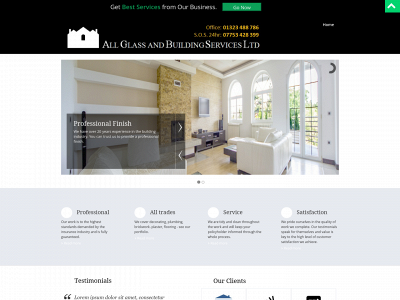 allglassandbuildingservices.co.uk snapshot