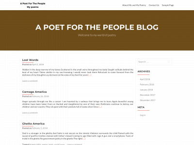 apoetforthepeople.com snapshot
