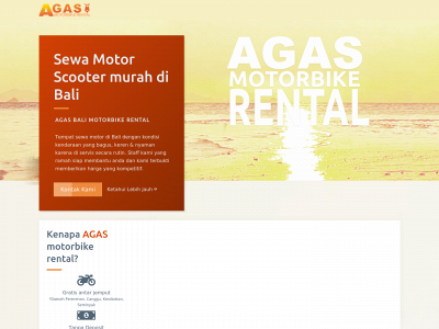 www.agas-motorbikerental.com snapshot