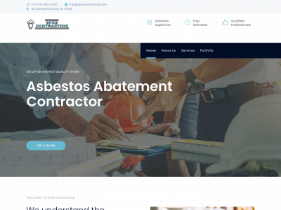 spescontracting.com snapshot