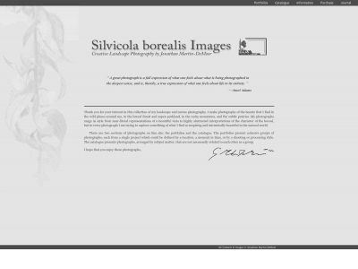 borealisimages.ca snapshot