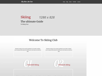 bigriverskiclub.com snapshot