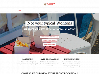 www.allamericanwontons.com snapshot