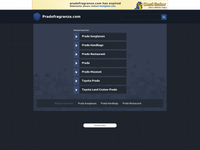 pradofragranza.com snapshot