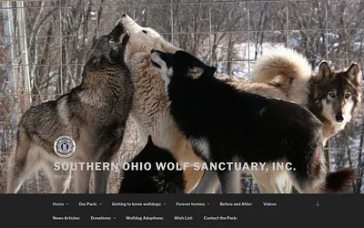southernohiowolfsanctuary.com snapshot