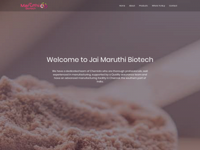 jaimaruthibiotech.in snapshot