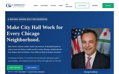 cardenas4chicago.com snapshot