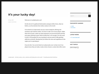 luckyrounds.com snapshot