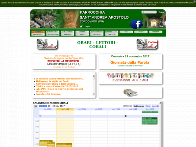 parrocchiacordovado.it snapshot