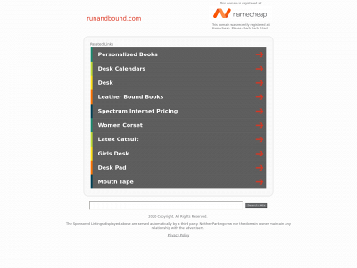 runandbound.com snapshot
