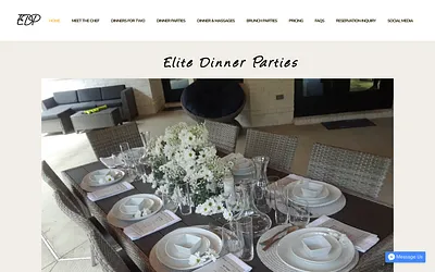 www.elitedinnerparties.com snapshot