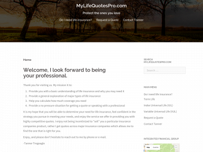 mylifequotespro.com snapshot