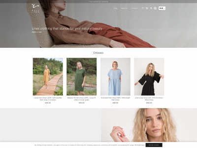 wavylinen.com snapshot