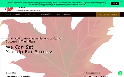 canset.ca snapshot