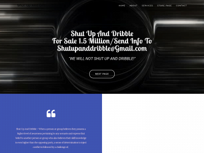 shutupanddribble.com snapshot