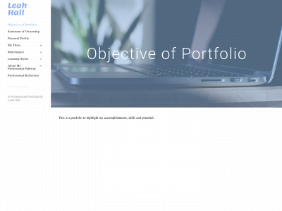 leahhall-portfolio.weebly.com snapshot