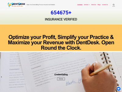 dentdeskbillingsolutions.com snapshot