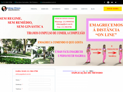 sidneychioro.com.br snapshot