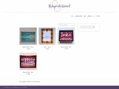 babymilestones.be snapshot