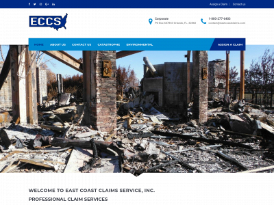 eastcoastclaims.com snapshot