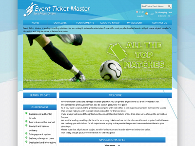 eventticketmaster.com snapshot