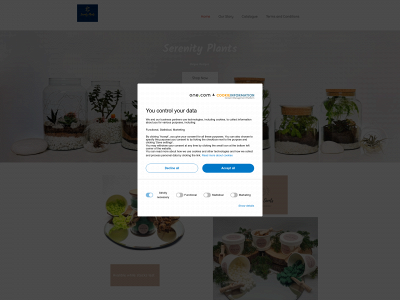 serenity-plants.co.uk snapshot