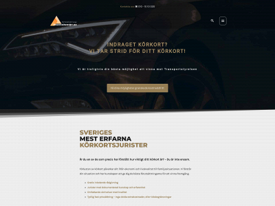 indraget-korkort.se snapshot