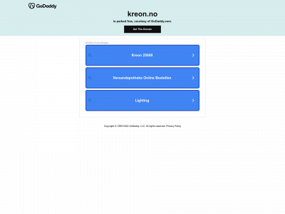 kreon.no snapshot
