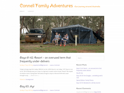 connellfamilyadventures.com snapshot