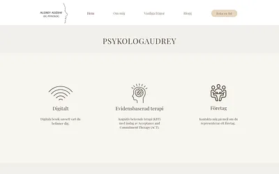psykologaudrey.se snapshot