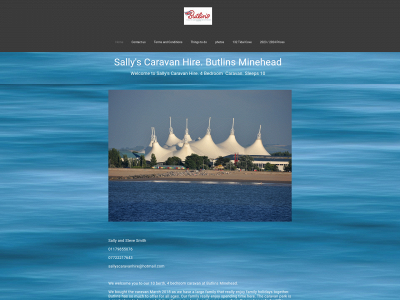 sallyscaravanhire.co.uk snapshot