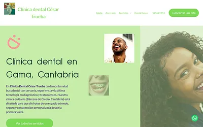 clinicadentalcesartrueba.com snapshot