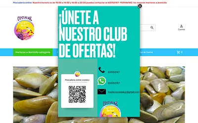 pescaderiaonlinecostaluz.es snapshot