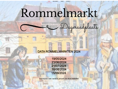 rommelmarkt-dageraad.be snapshot