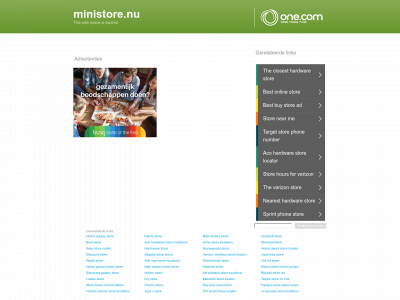 ministore.nu snapshot