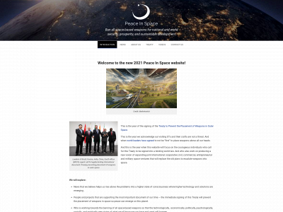 peaceinspace.com snapshot