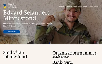edvardselandersminnesfond.se snapshot