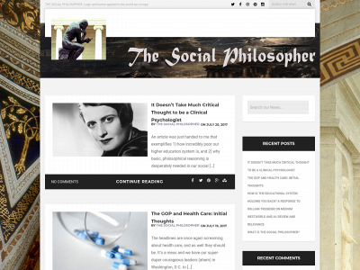 socialphilosopher.net snapshot