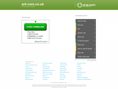 ark-care.co.uk snapshot