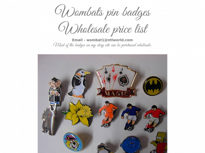 wombats-pin-badges.co.uk snapshot