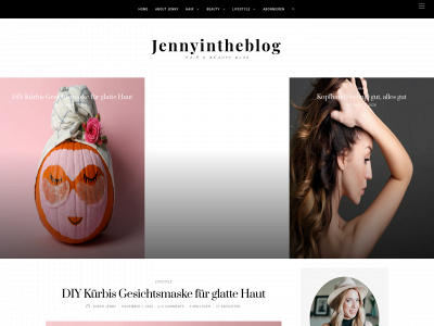 jennyintheblog.de snapshot