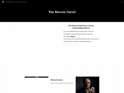 thebitcoincartel.com snapshot
